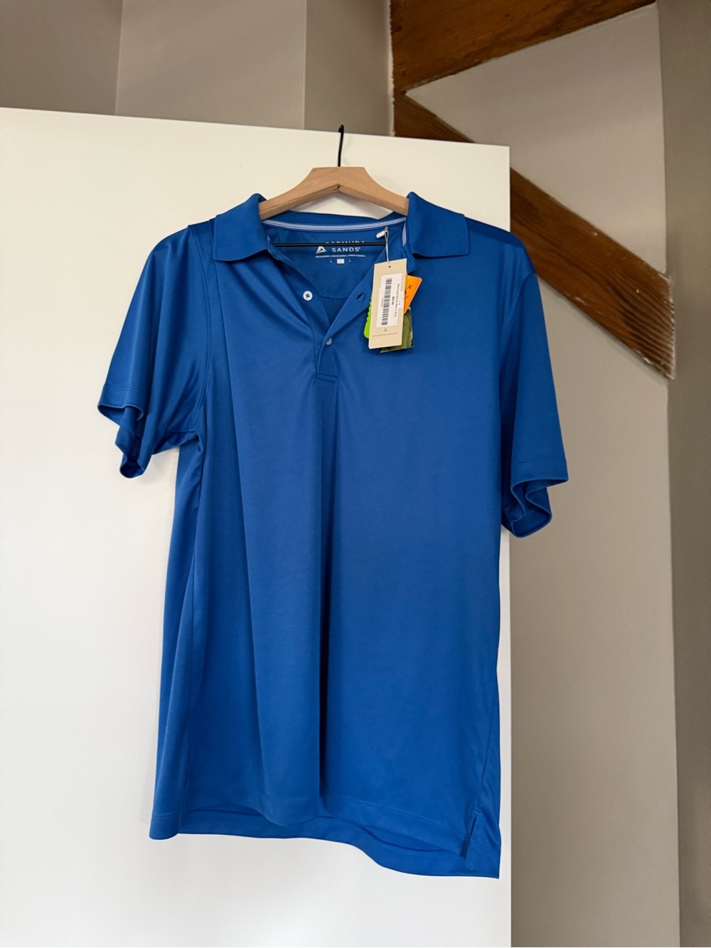 Men's Royal Blue Performance Polo Shirt by Sanov